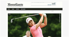 Desktop Screenshot of missourigazette.com